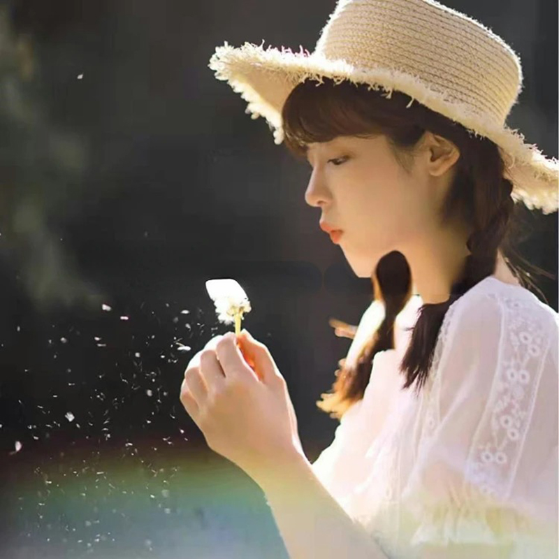 Japanese Cute Raffia Woven Sun - Hat Floppy Wide ulasan dan harga