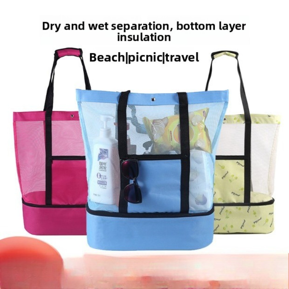1pc Multifunctional Thermal Co - Tote Bag Beach ulasan dan harga