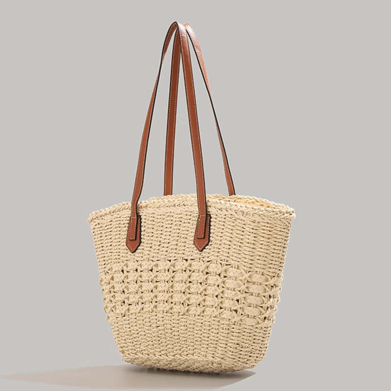 Extra-Large Foldable Straw Tot - Tote Bag Beach ulasan dan harga