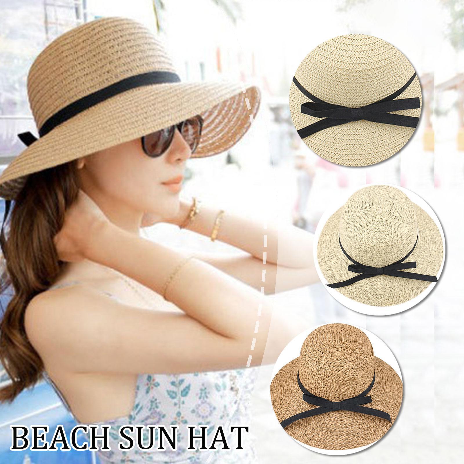 Summer Straw Hat Big Wide Brim - Hat Floppy Wide ulasan dan harga