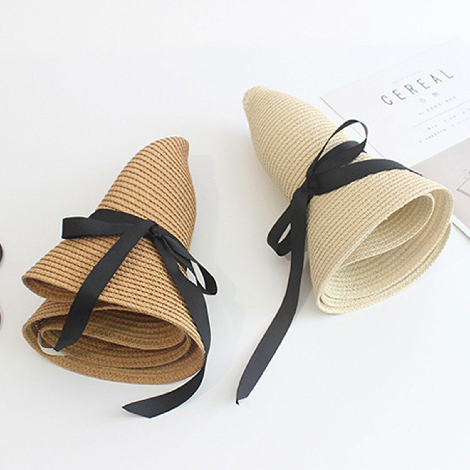 Summer Straw Hat Big Wide Brim - Hat Floppy Wide ulasan dan harga