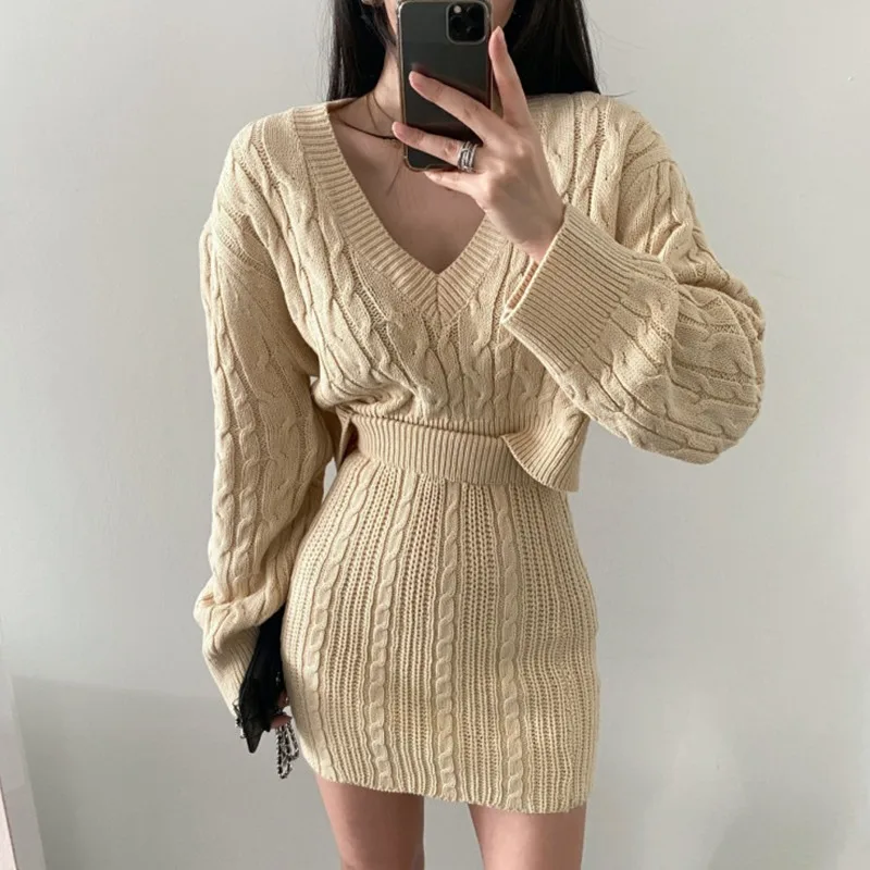 Women Sweet Solid Color Korean - Linen Dress Wrap ulasan dan harga