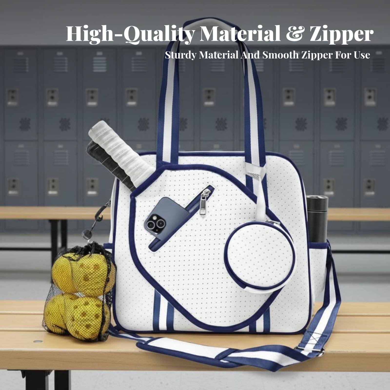 Pickleball Paddle Holder Bag B - Tote Bag Beach ulasan dan harga