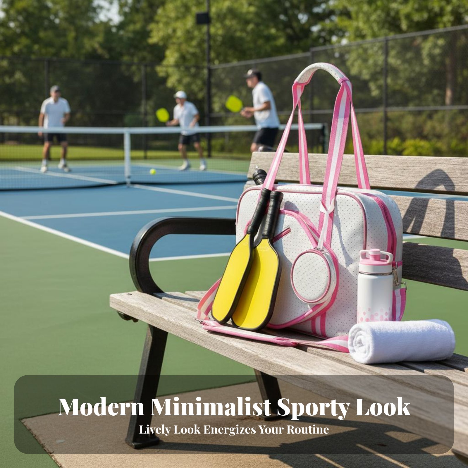 Pickleball Paddle Holder Bag B - Tote Bag Beach ulasan dan harga
