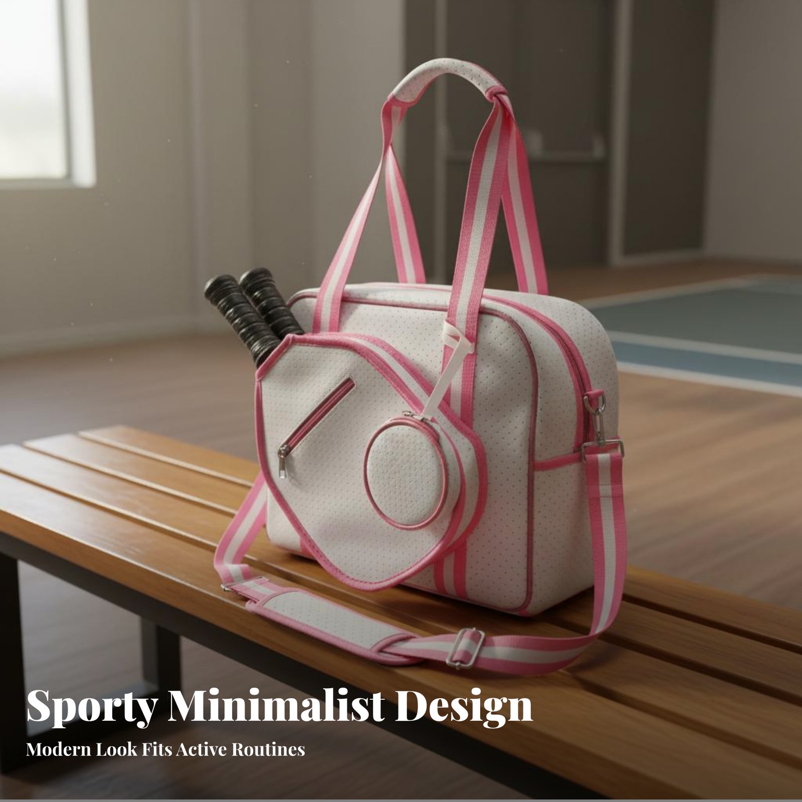 Pickleball Paddle Holder Bag B - Tote Bag Beach ulasan dan harga