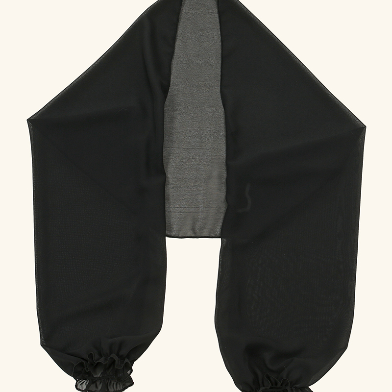 Solid Color Chiffon Shawl Summ - Blouse Off Shoulder ulasan dan harga